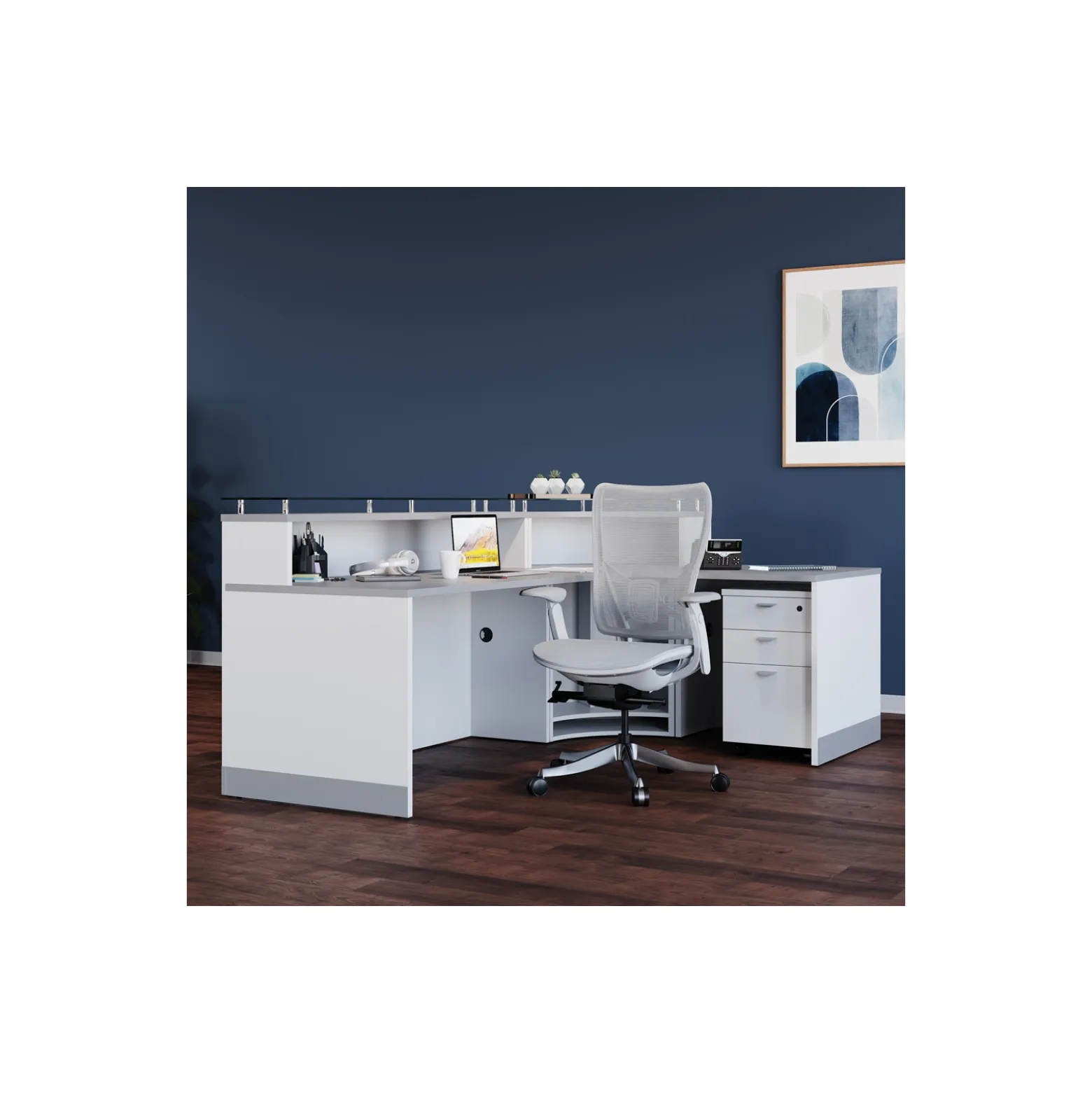 Esquire 3 Drawer Mobile File Pedestal - 16"W x 22"D