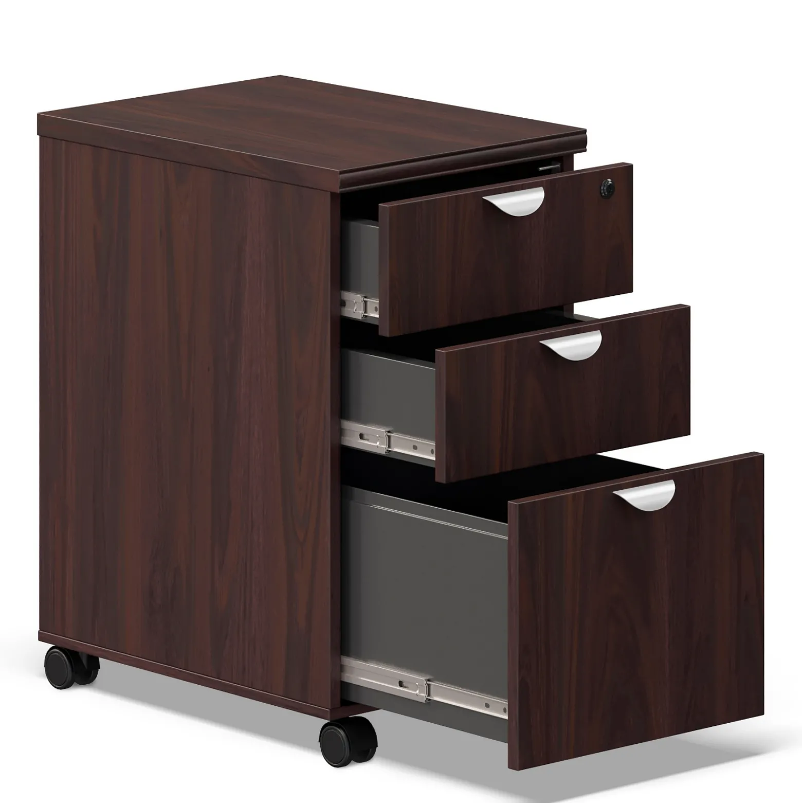 Esquire 3 Drawer Mobile File Pedestal - 16"W x 22"D