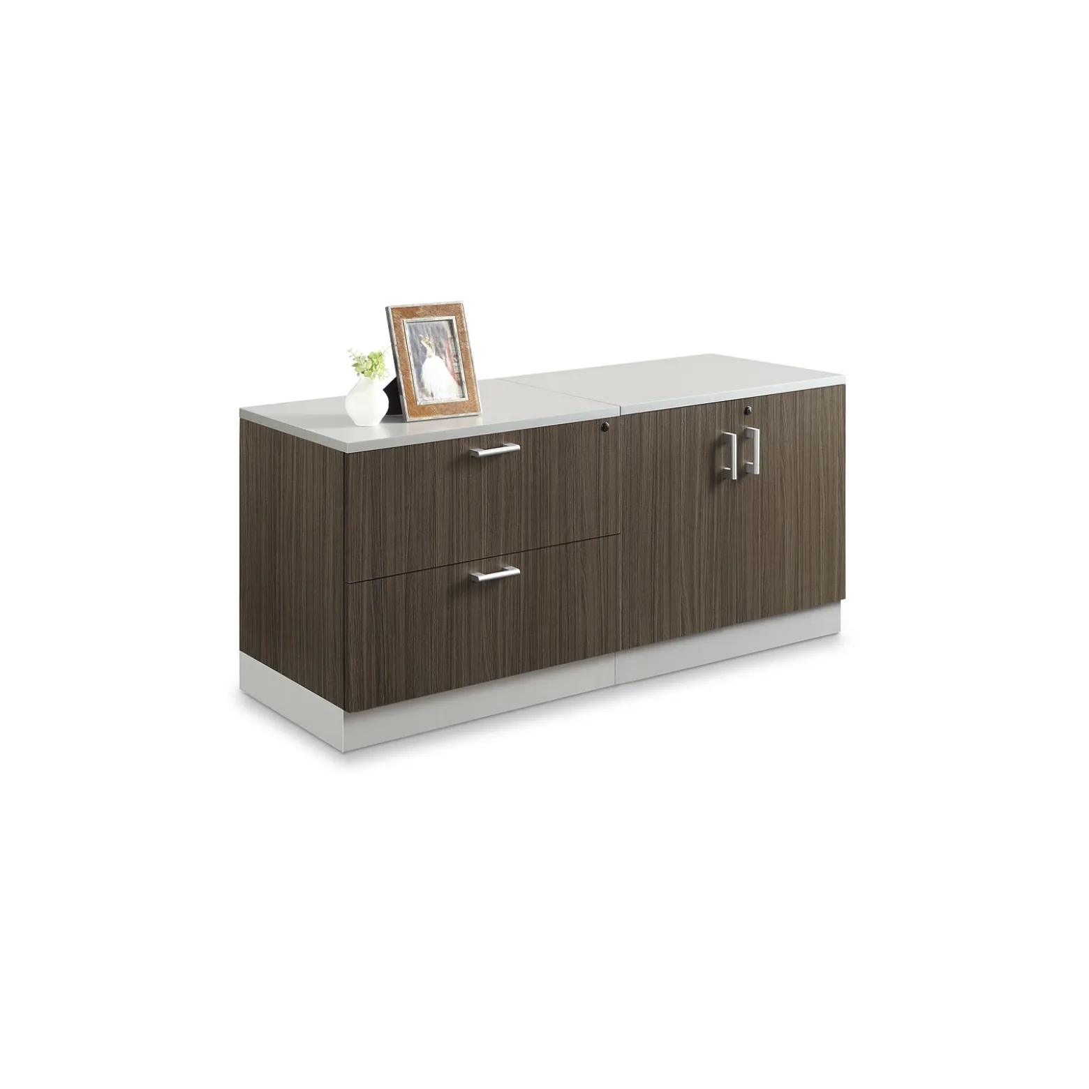 Esquire Storage Cabinet and Lateral File - 63"W x 22"D