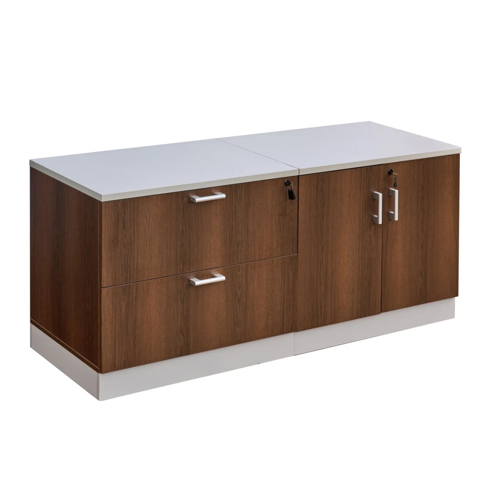 Esquire Storage Cabinet and Lateral File - 63"W x 22"D