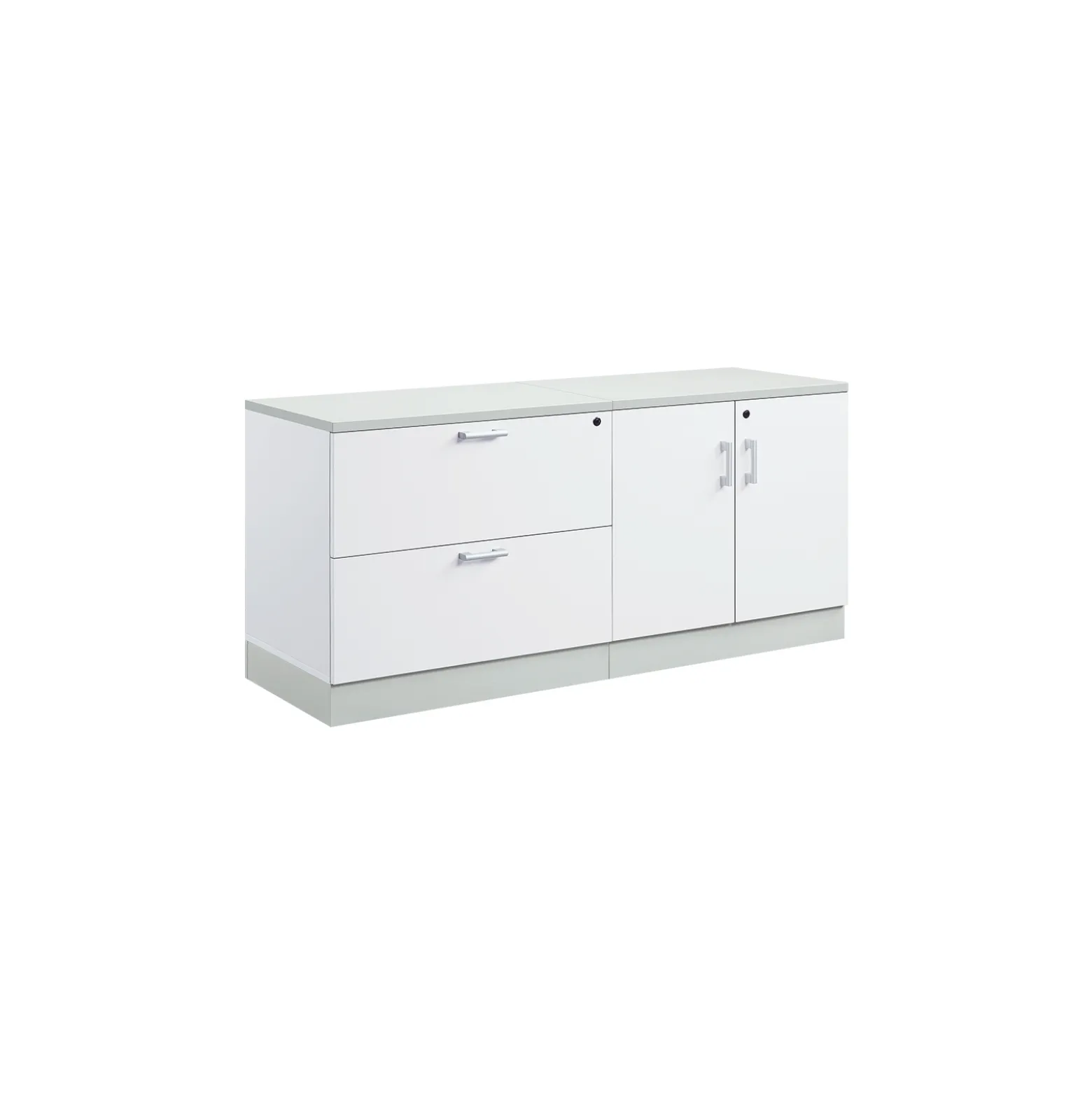 Esquire Storage Cabinet and Lateral File - 63"W x 22"D