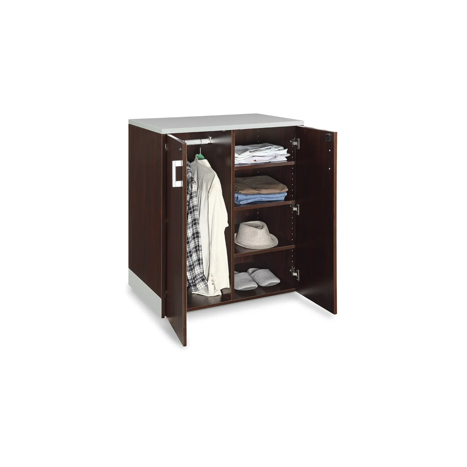 Esquire Wardrobe and Storage Cabinet Set - 31"W x 22"D x 69"H