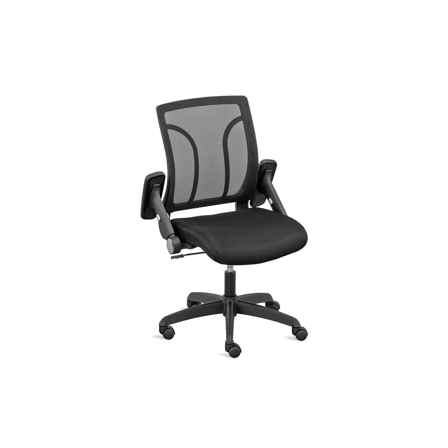 Essential Mesh Mid-Back Office Chair with Flip Arms