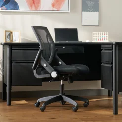 Essential Mesh Mid-Back Office Chair with Flip Arms