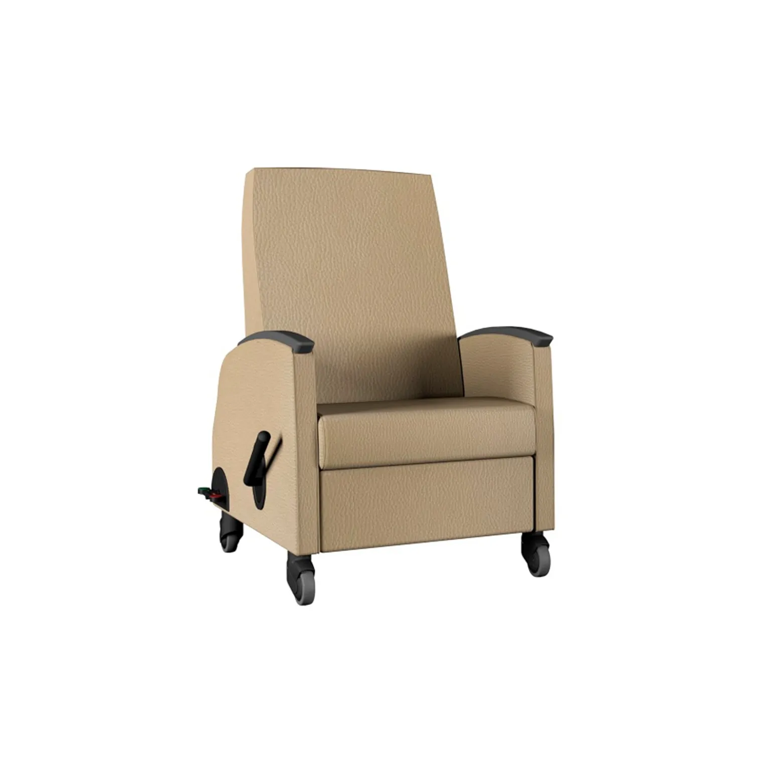 EV Healthcare Recliner on Casters - 650 lb. Capacity - 24"W Seat