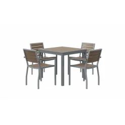 Eveleen Four Seat Outdoor Patio Table Set
