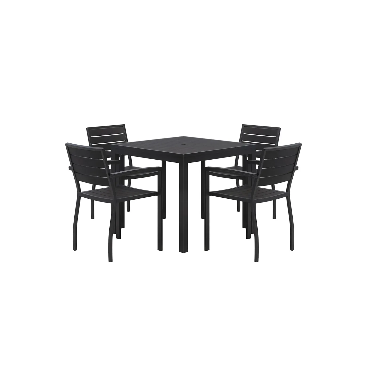 Eveleen Four Seat Outdoor Patio Table Set