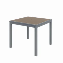 Eveleen Square Outdoor Patio Table - 35"W x 29"H