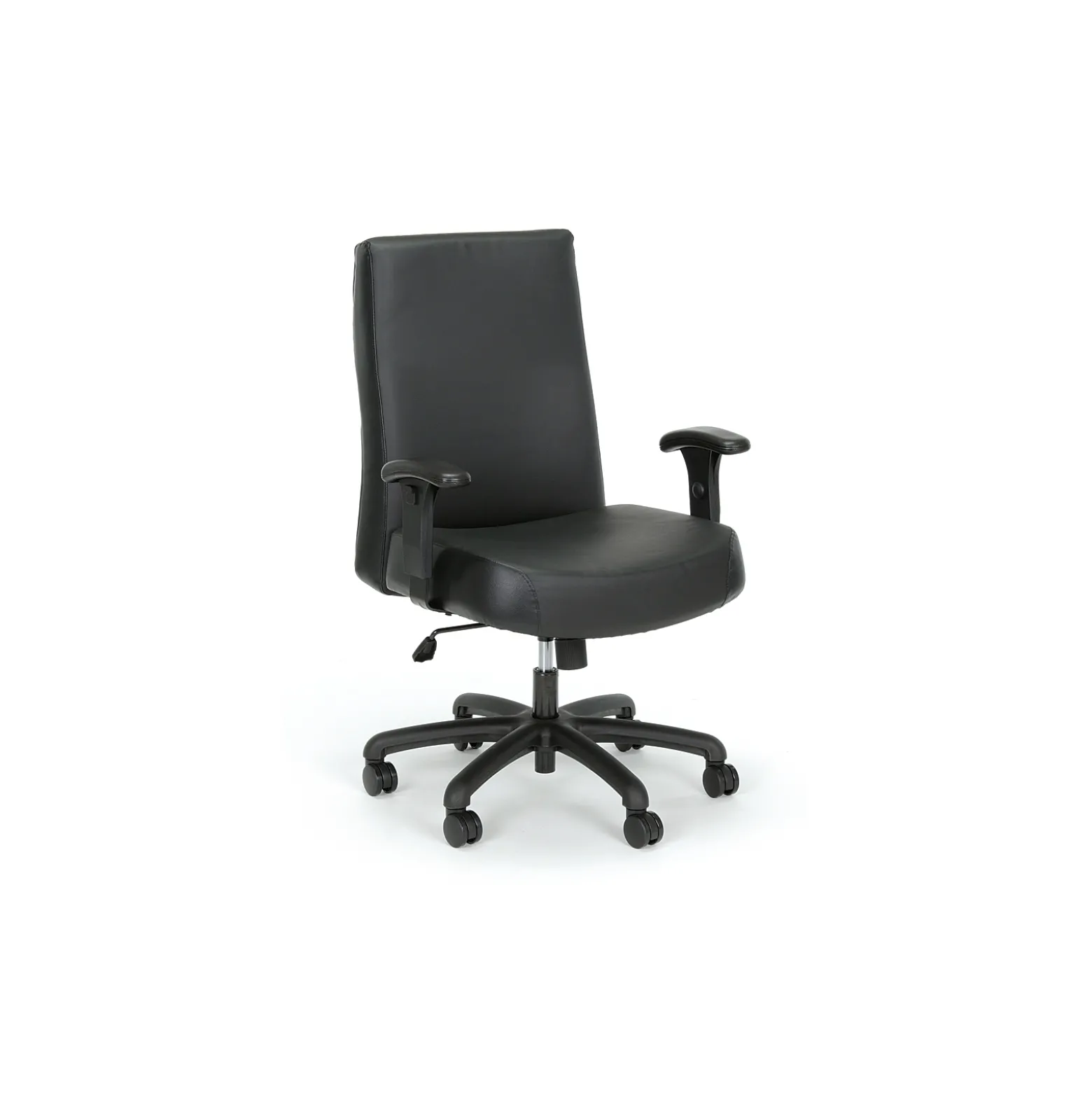 Everest 24-Hour Big & Tall Mid-Back Leather Chair