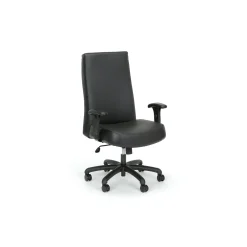 Everest 24-Hour Big and Tall High-Back Leather Chair