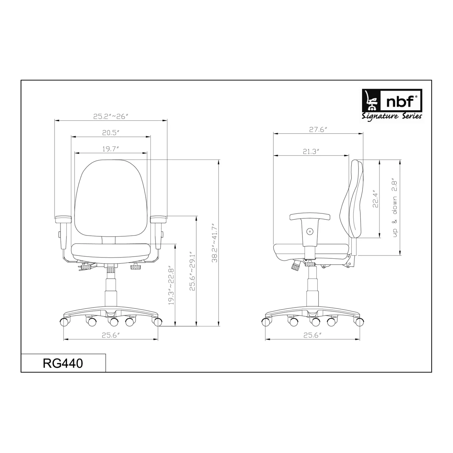 Everlast 24-7 Fabric Chair