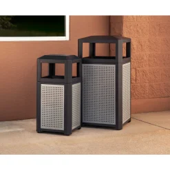 Evos™ Series Steel Indoor and Outdoor Trash Receptacle- 15 Gallon