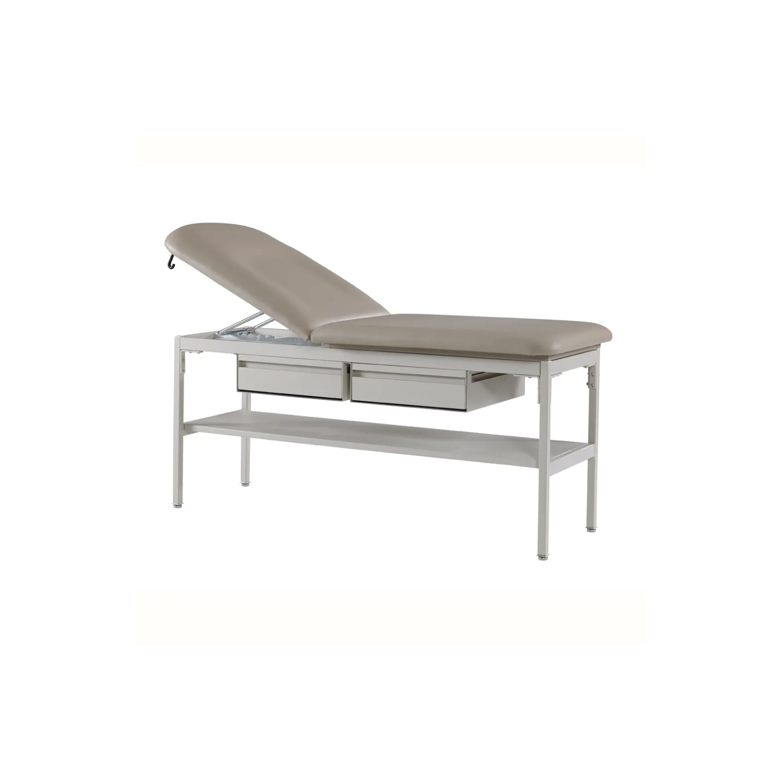 Exam Table with Two Drawers and One Shelf - 76"W