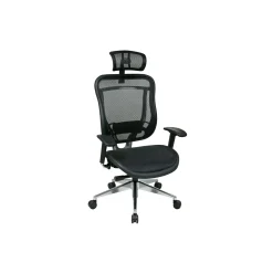 Executive High Back Mesh Chair with Aluminum Frame