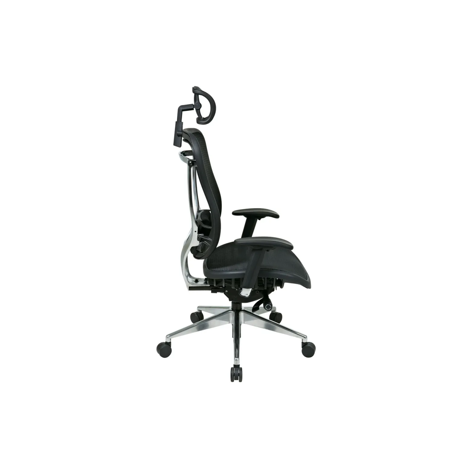 Executive High Back Mesh Chair with Aluminum Frame