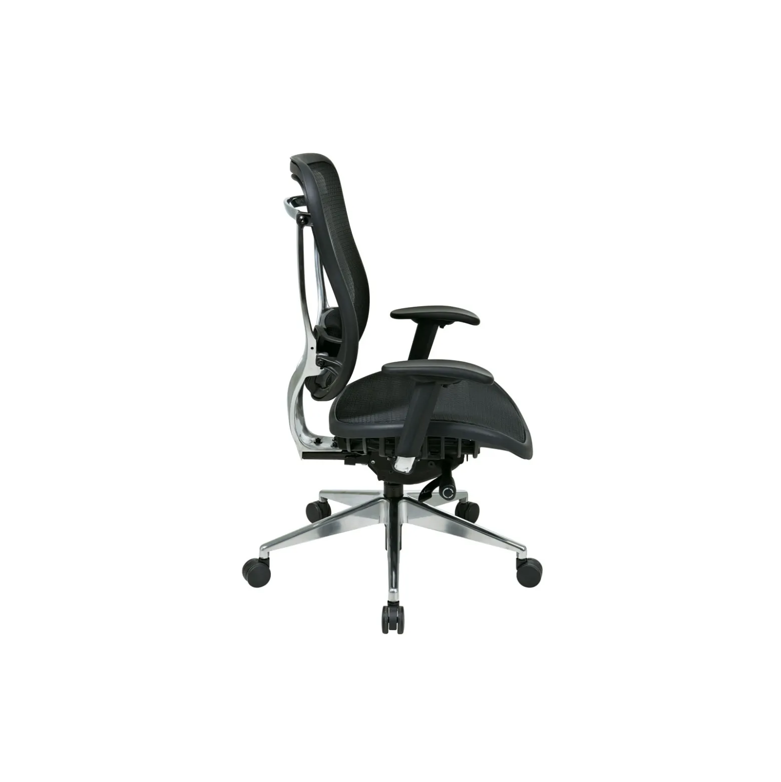 Executive High Back Mesh Chair with Aluminum Frame