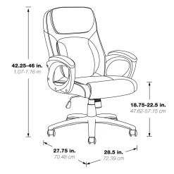 Executive Seating Faux Leather Managers Chair