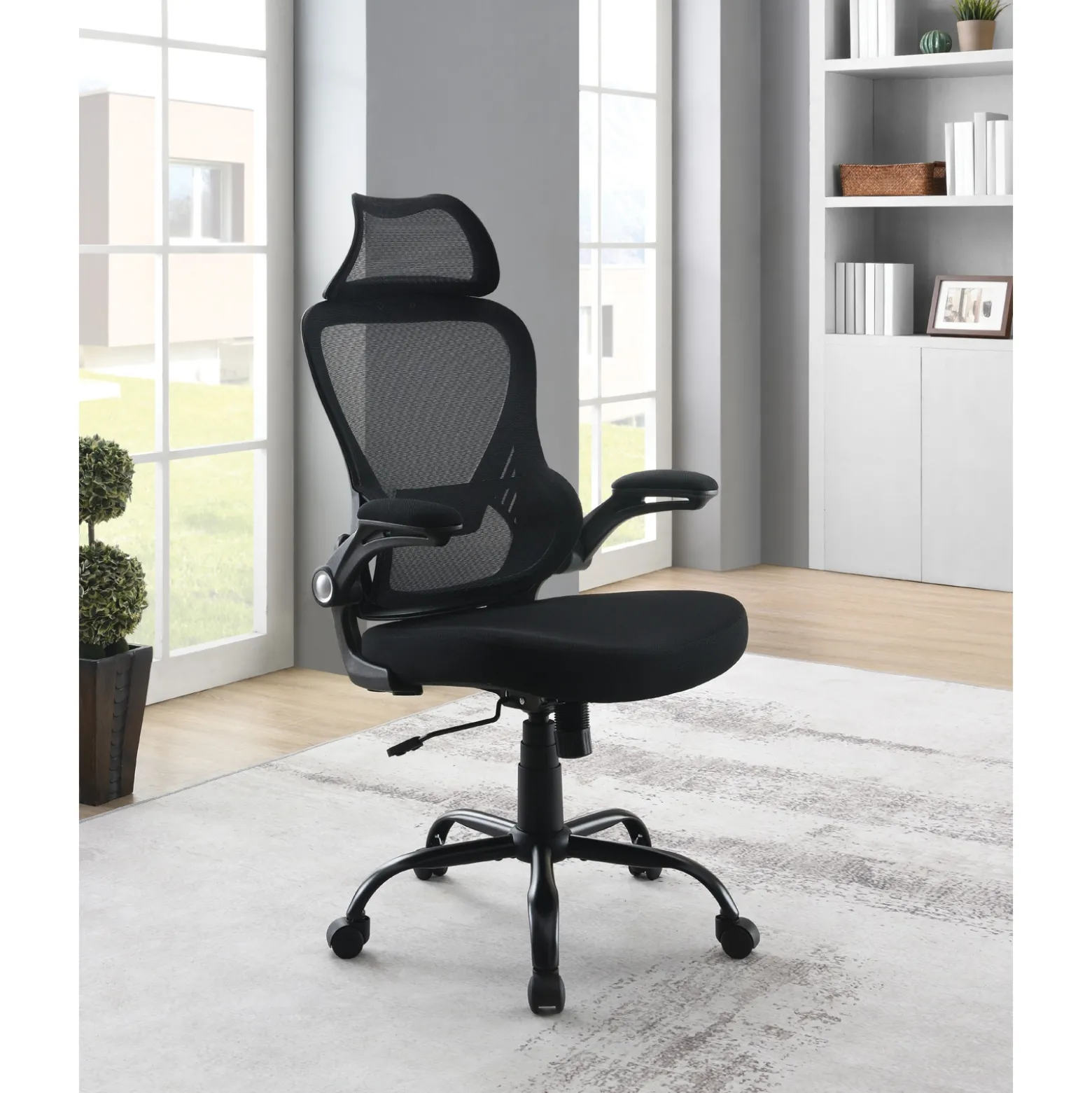 Executive Seating Mesh Back Managers Chair w/ Headrest