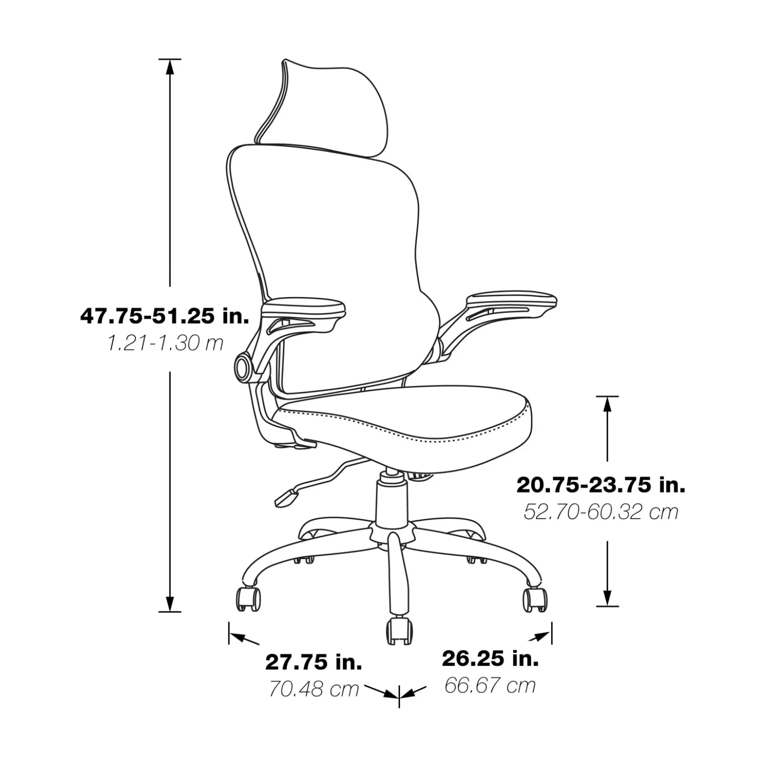 Executive Seating Mesh Back Managers Chair w/ Headrest