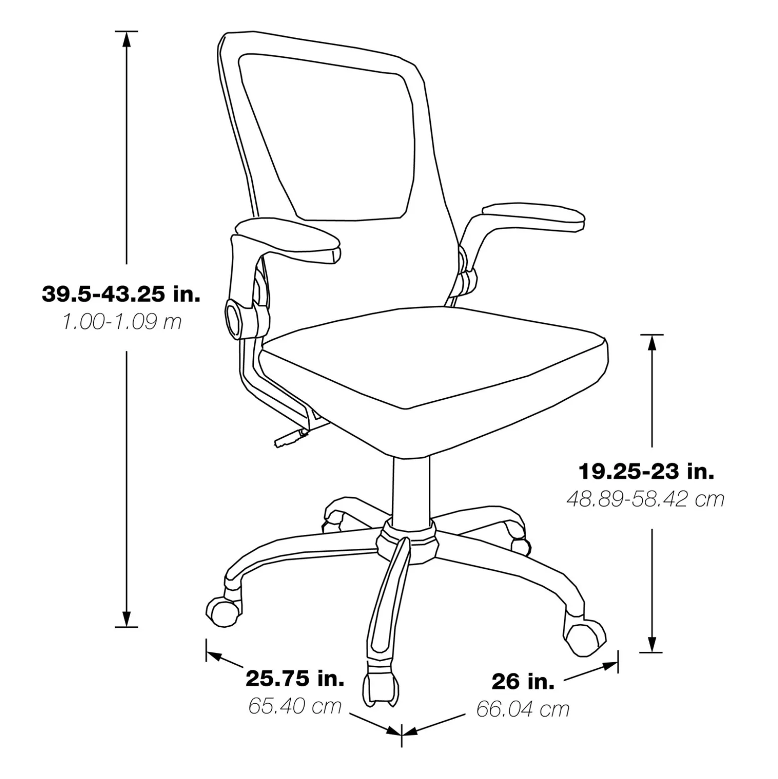 Executive Seating Mesh Back Manager's Chair