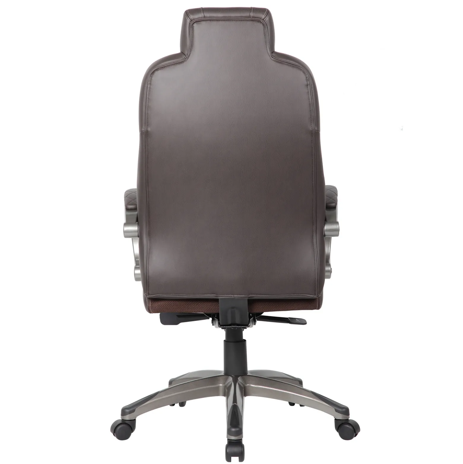 Executive Vinyl High Back Chair with Hinged Arm