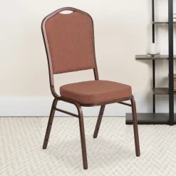 Fabric Crown Stack Chair