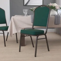 Fabric Crown Stack Chair
