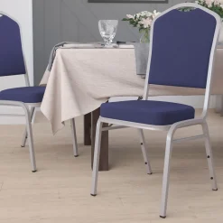 Fabric Crown Stack Chair