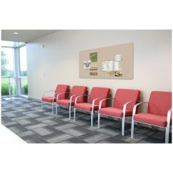 Fabric Wrapped Edge Bulletin Board 4'W x 3'H