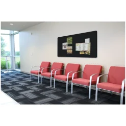 Fabric Wrapped Edge Bulletin Board 6'W x 4'H
