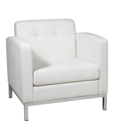 Faux Leather Modern Reception Set