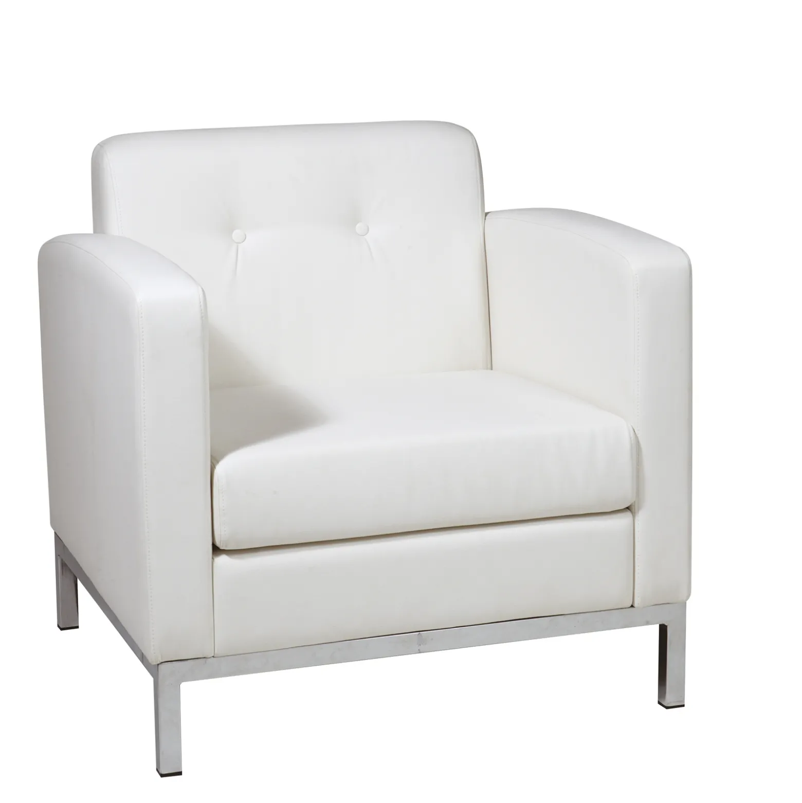 Faux Leather Modern Reception Set