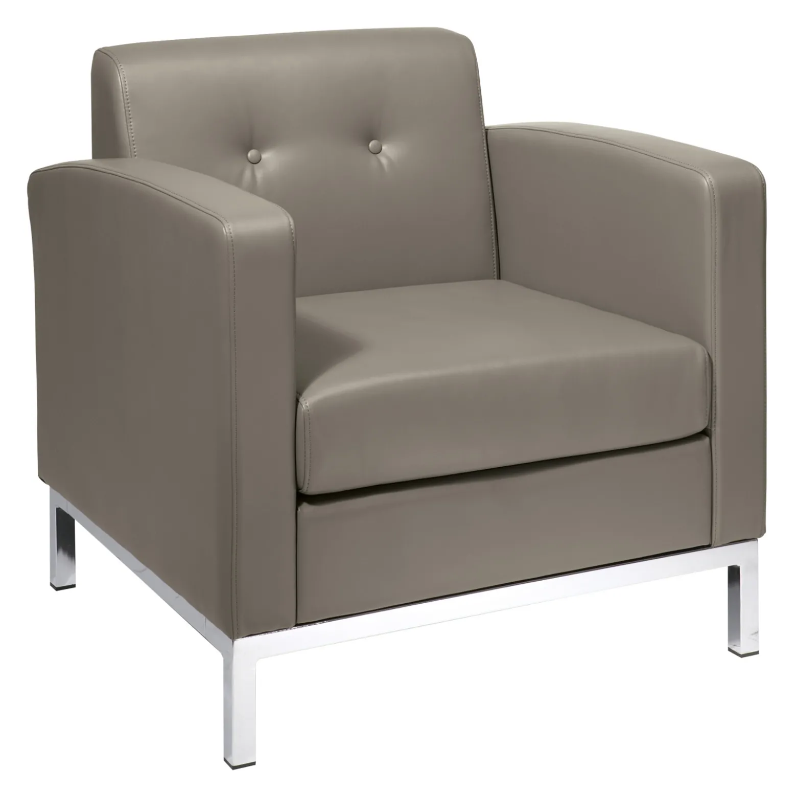 Faux Leather Modern Reception Set