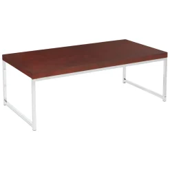 Faux Leather Modern Reception Set