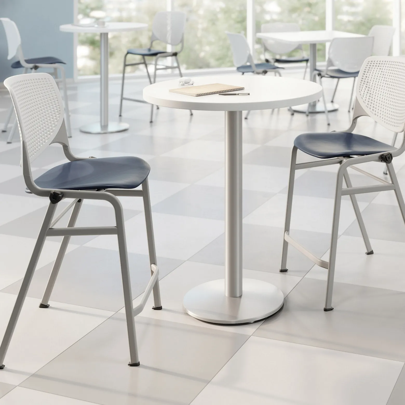 Figo 36" Round Bar Height Bistro Table