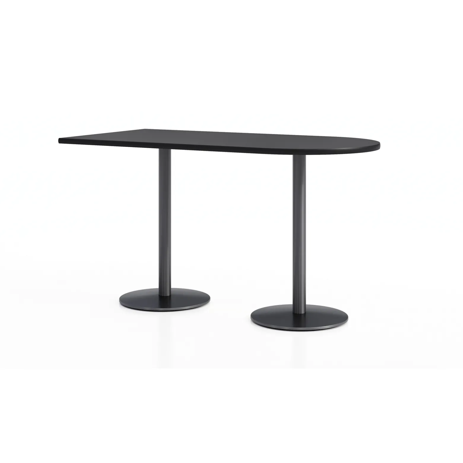 Figo Bar Height Peninsula Table - 60"W x 48"D