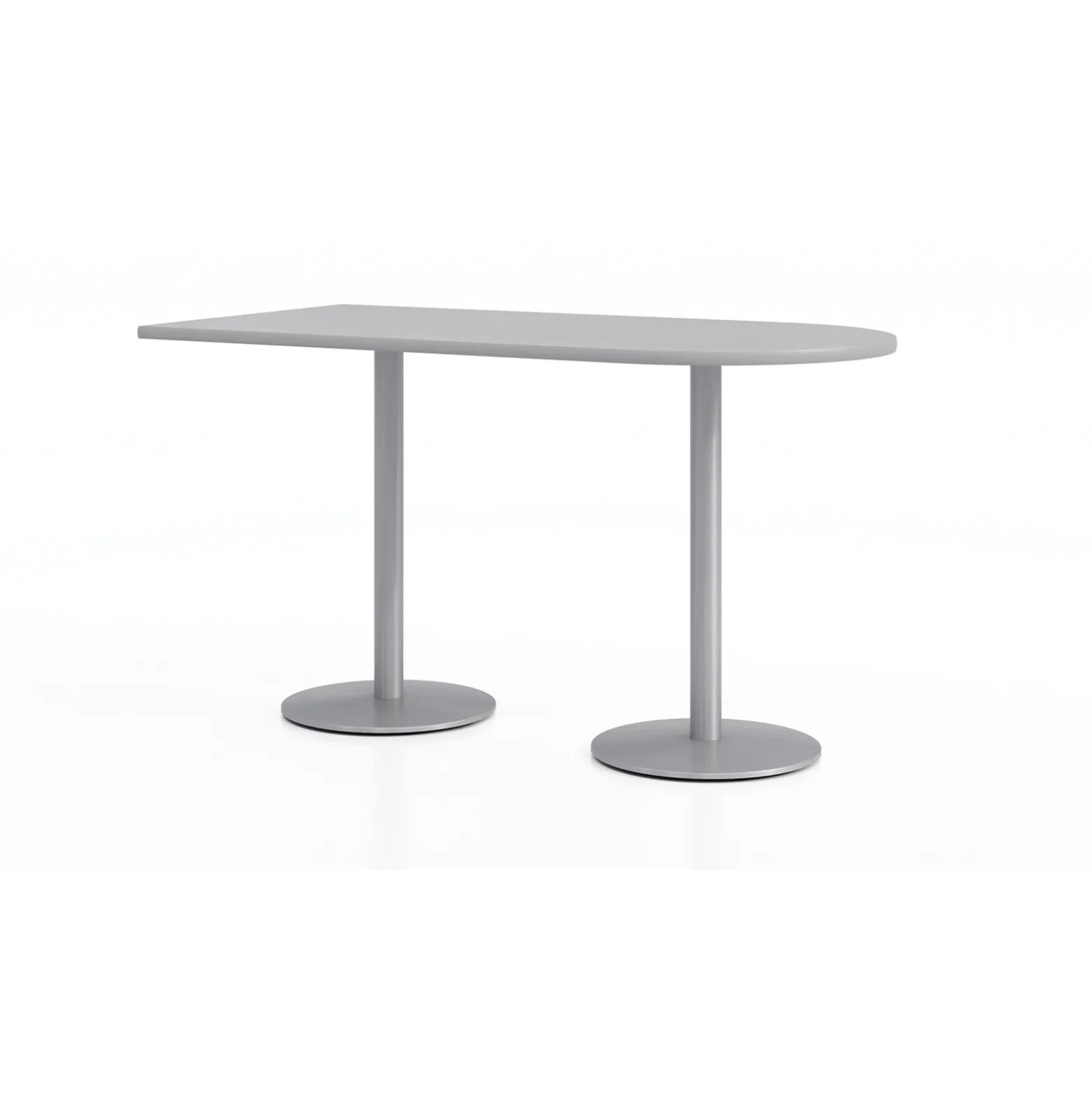 Figo Bar Height Peninsula Table - 60"W x 48"D