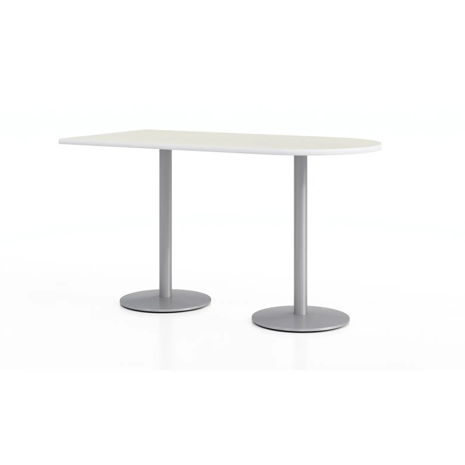 Figo Bar Height Peninsula Table - 60"W x 48"D