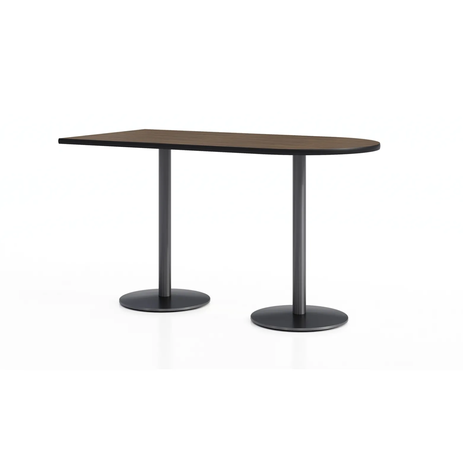 Figo Bar Height Peninsula Table - 60"W x 48"D