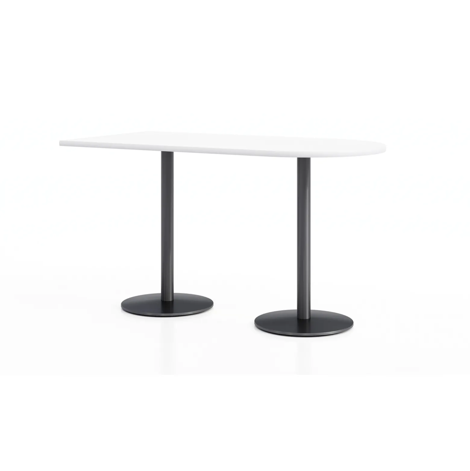 Figo Bar Height Peninsula Table - 60"W x 48"D