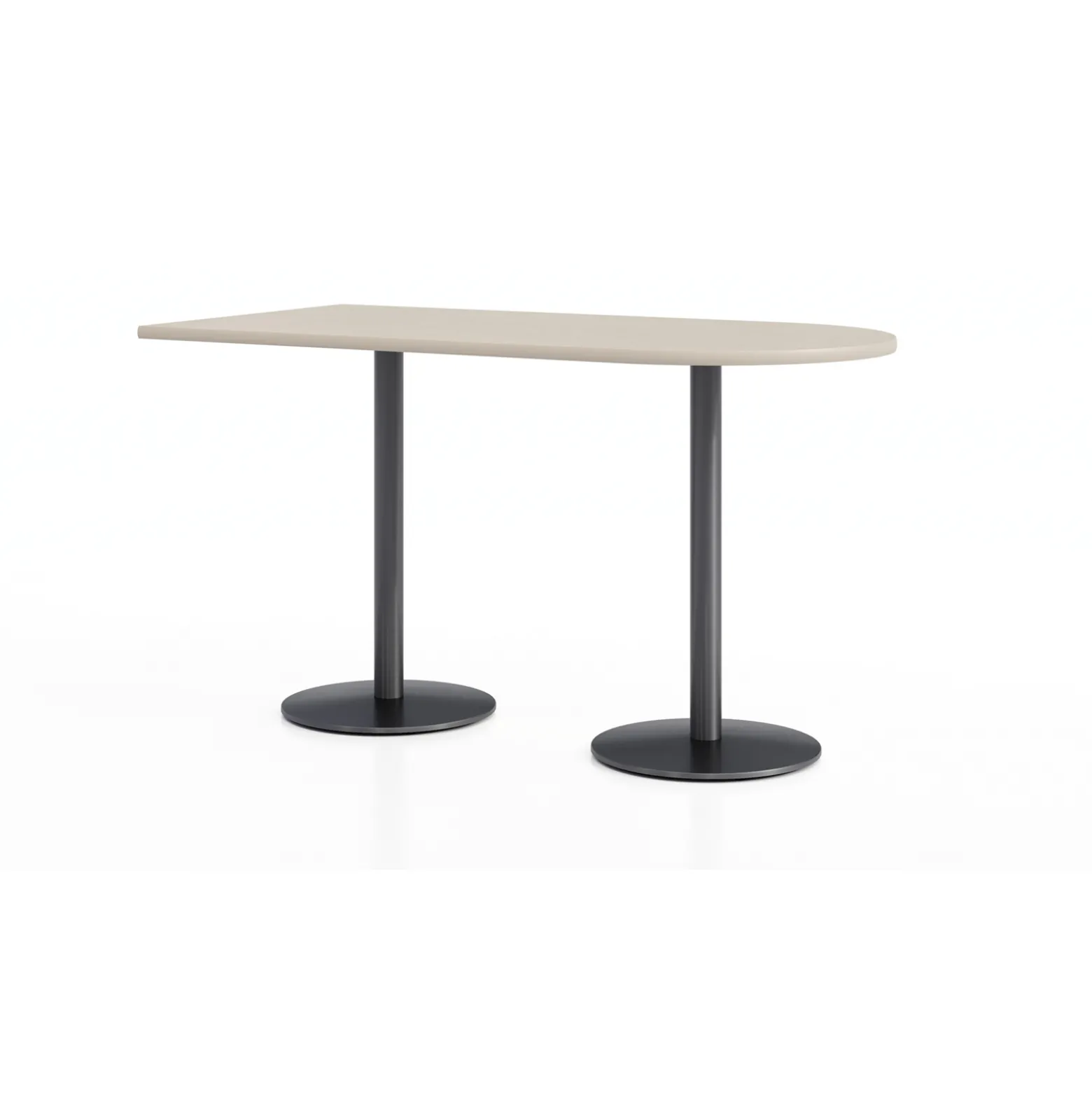 Figo Bar Height Peninsula Table - 60"W x 48"D