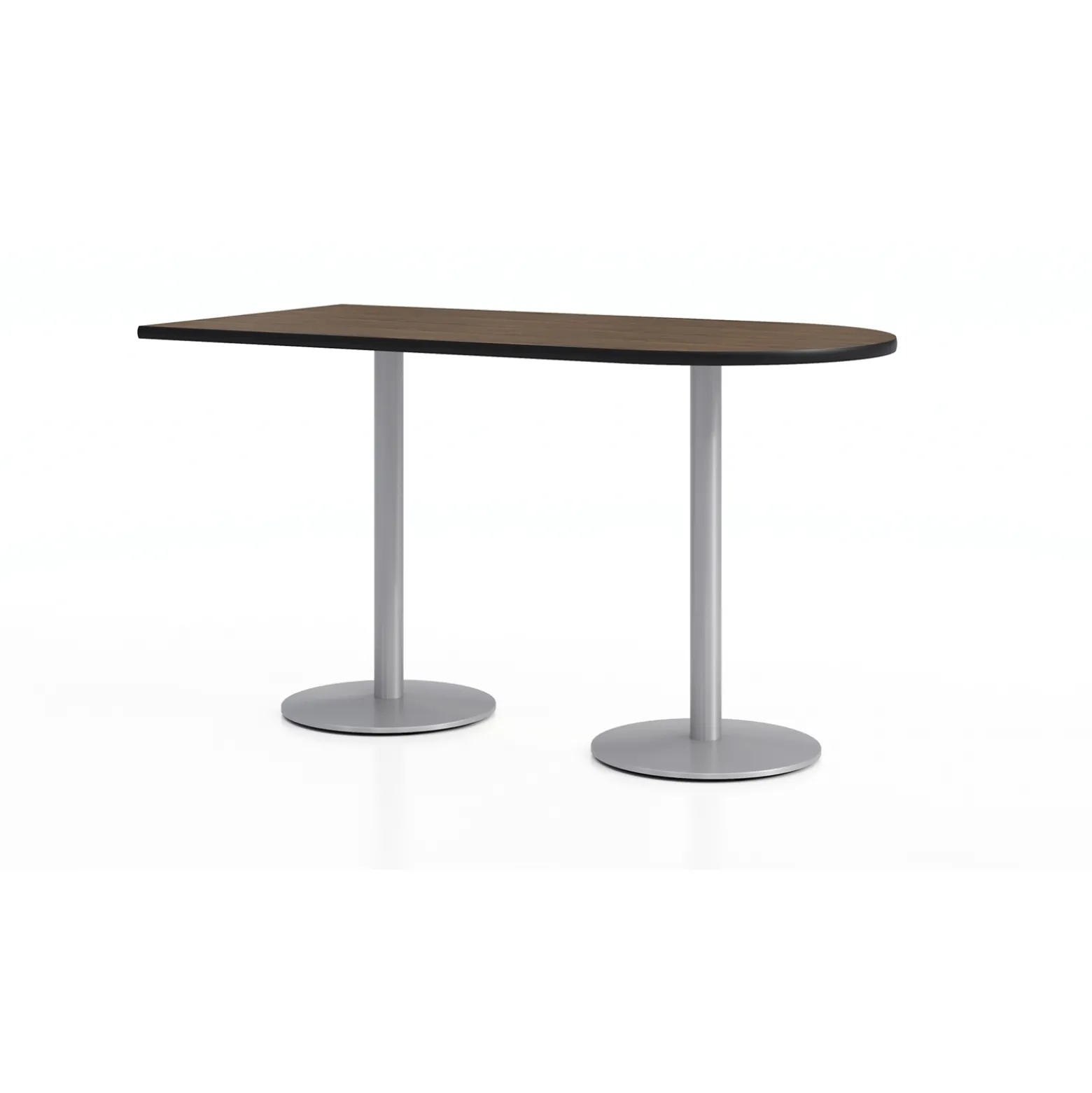 Figo Bar Height Peninsula Table - 72"W x 36"D