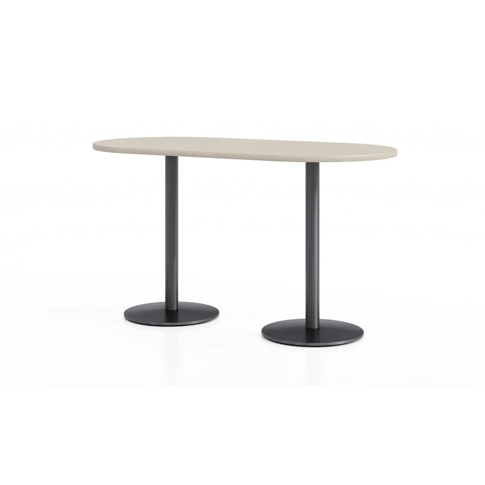 Figo Bar Height Racetrack Table - 72"W x 36"D