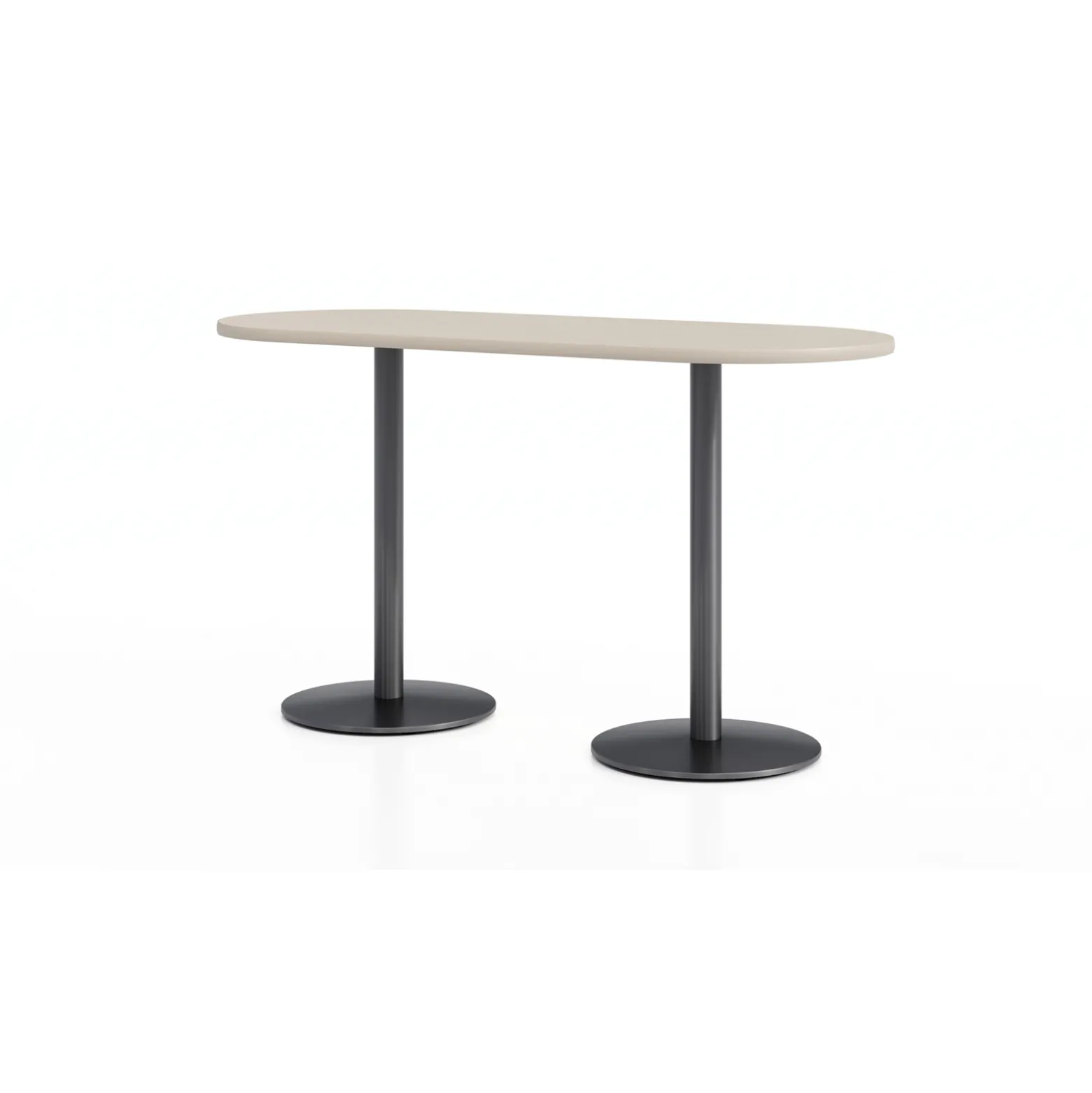 Figo Bar Height Racetrack Table - 72"W x 30"D