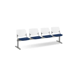Figo Beam Seating with Four Polypropylene Seats