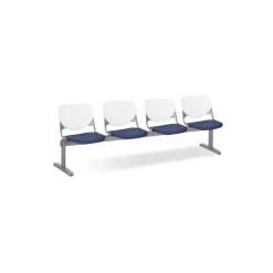 Figo Beam Seating with Four Fabric or Vinyl Seats