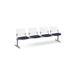 Figo Beam Seating with Four Fabric or Vinyl Seats