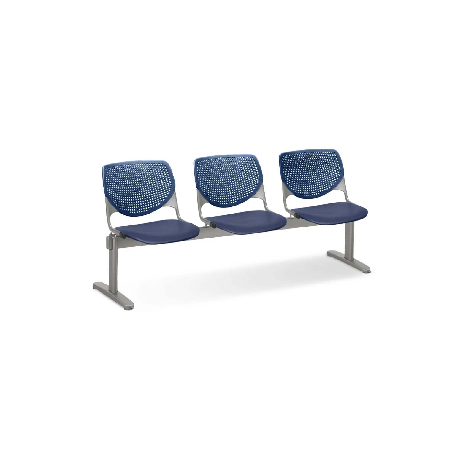 Figo Beam Seating with Three Fabric or Vinyl Seats