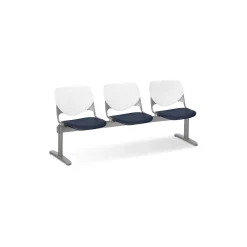 Figo Beam Seating with Three Fabric or Vinyl Seats