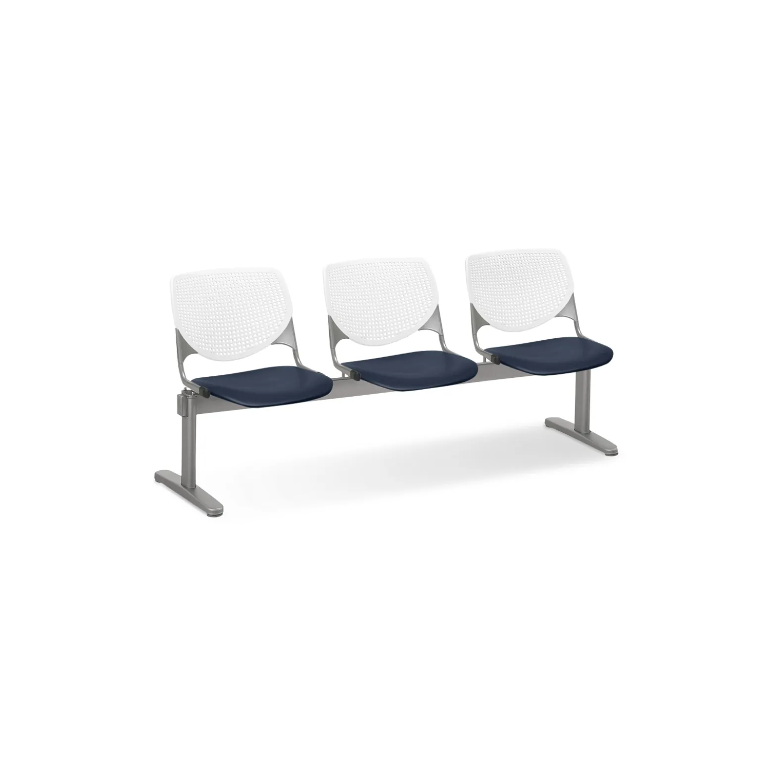 Figo Beam Seating with Three Fabric or Vinyl Seats